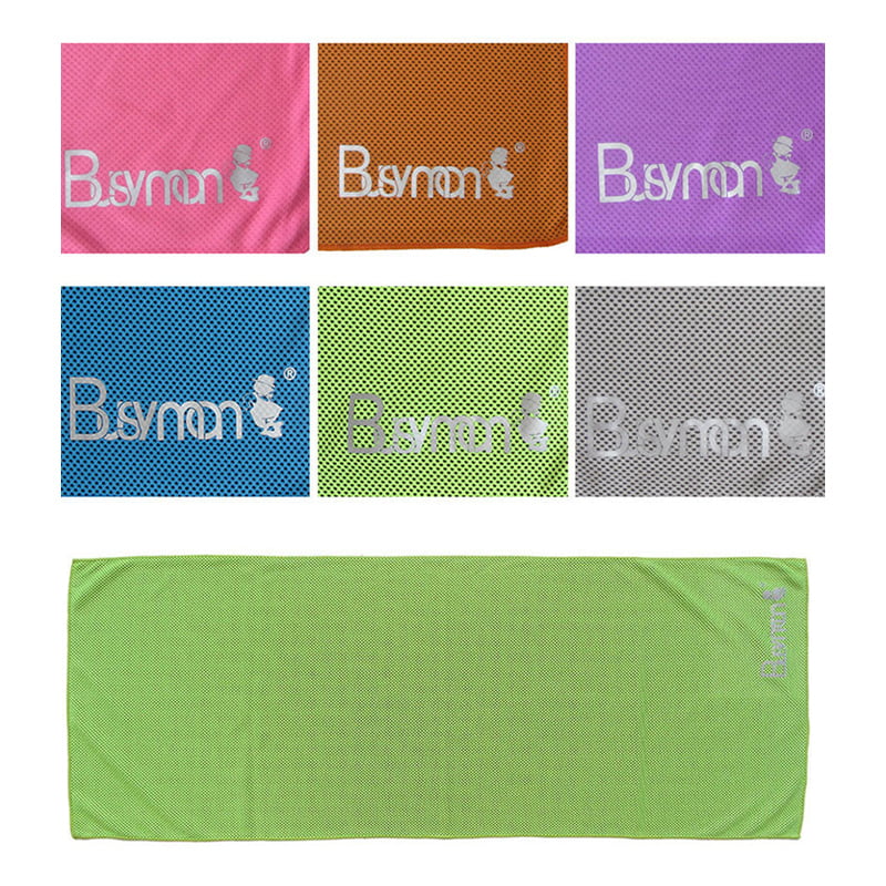 Koelhanddoek voor een sportschool met logo