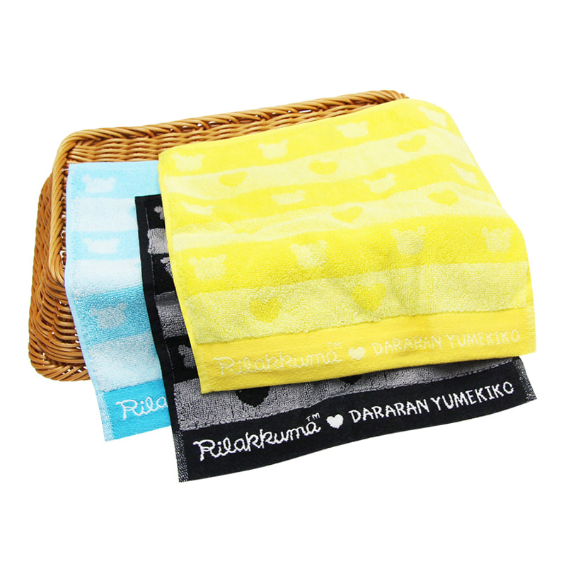 Katoenen jacquard gezicht handdoeken